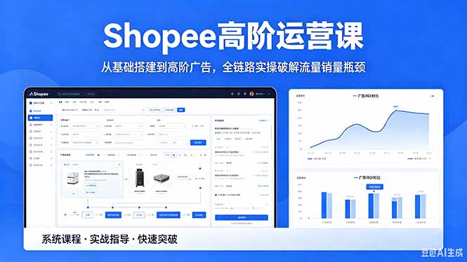 Shopee高阶运营课-2026年5月更新，从基础搭建到高阶广告，全链路实操破解流量销量瓶颈-阿牛笔记