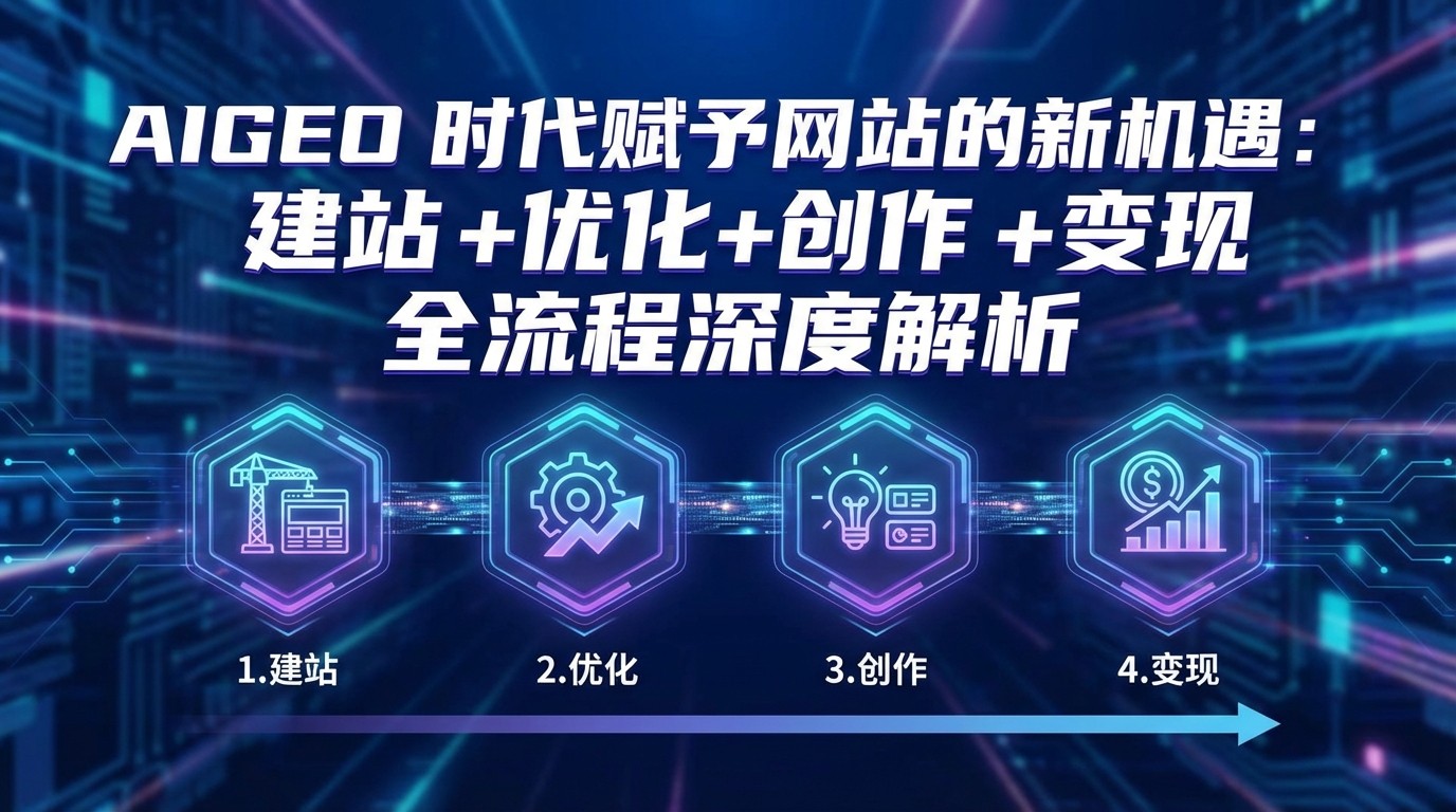 AIGEO+时代赋予网站的新机遇：建站+优化+创作+变现+全流程深度解析-阿牛笔记