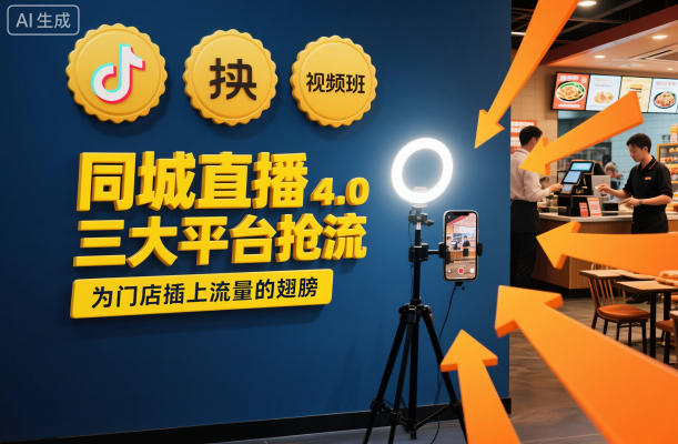 同城直播实操班4.0,三大平台抢流,为门店插上流量的翅膀-阿牛笔记