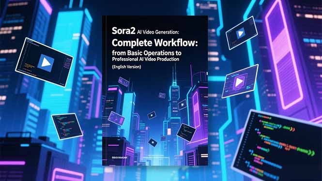 Sora2 AI视频生成的系统教程(英文版-阿牛笔记
