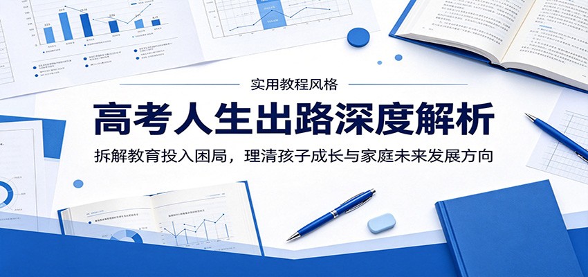 高考人生出路深度解析:拆解教育投入困局,理清孩子成长与家庭未来发展方向-阿牛笔记