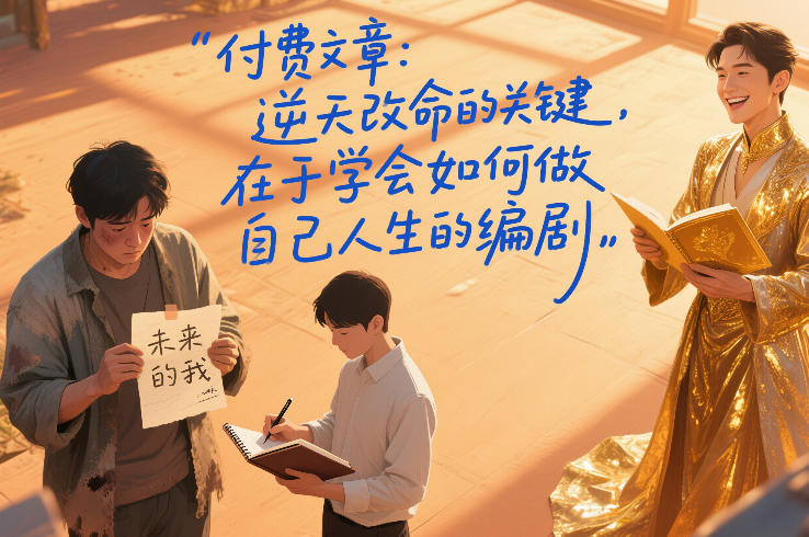 付费文章：逆天改命的关键，在于学会如何做自己人生的编剧-阿牛笔记