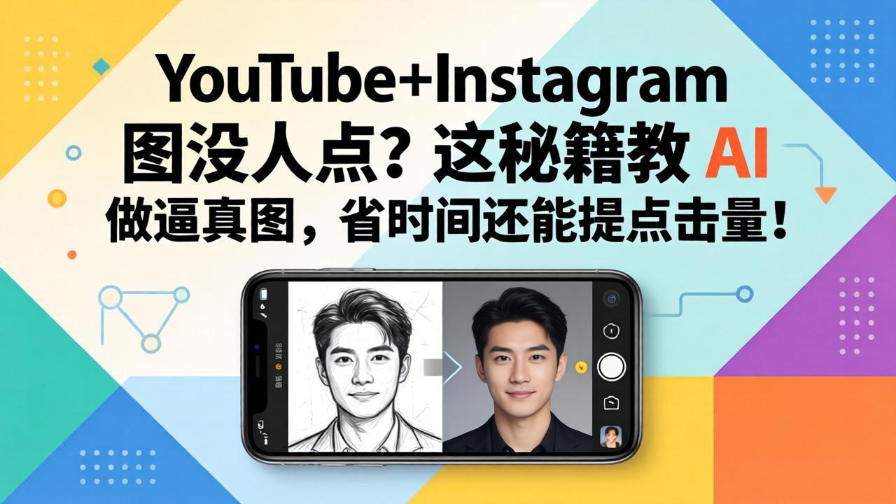 YouTube+Instagram图没人点？这秘籍教 AI 做逼真图，省时间还能提点击量-阿牛笔记