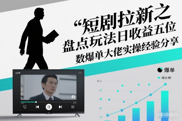 短剧拉新之盘点玩法日收益五位数爆单大佬实操经验分享-阿牛笔记