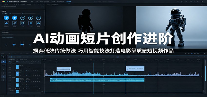 AI动画短片创作进阶:摒弃低效传统做法,巧用智能技法打造电影级质感短视频作品-阿牛笔记