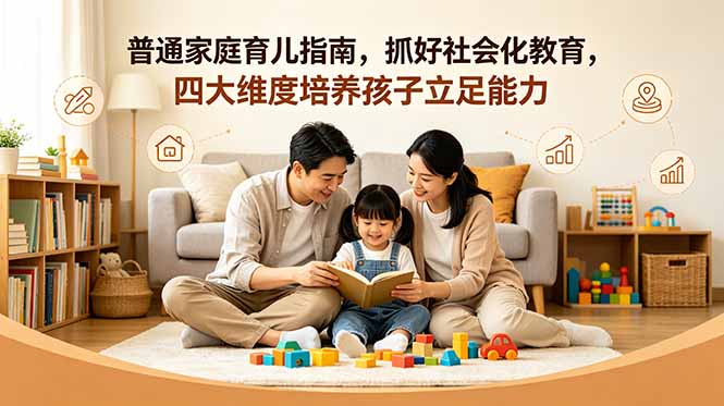 付费文章:普通家庭育儿指南,抓好社会化教育,四大维度培养孩子立足能力-阿牛笔记