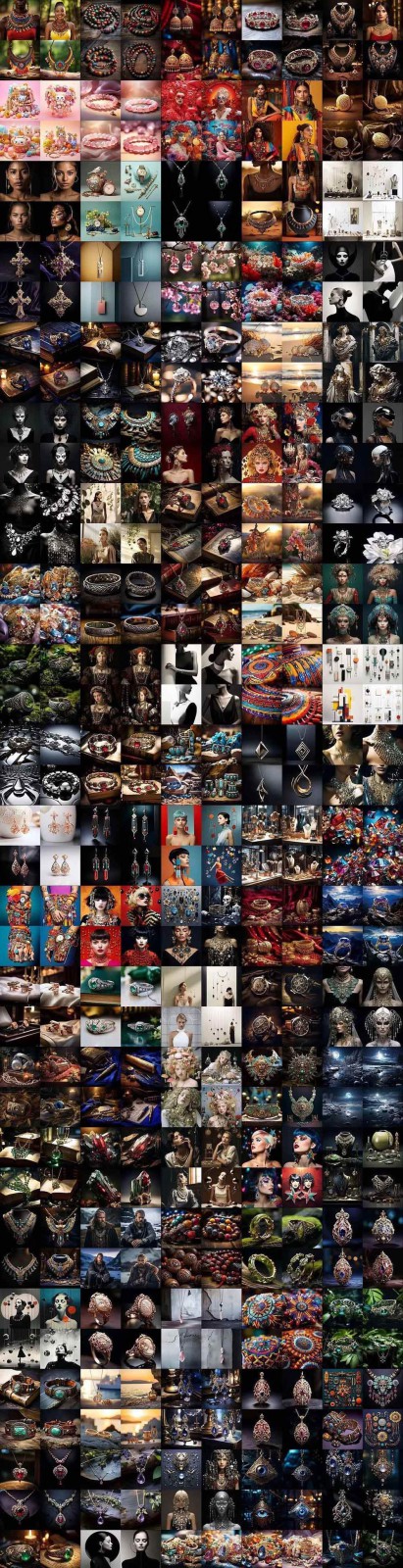 463个Midjourney珠宝摄影提示词：覆盖全品类珠宝，AI设计秒出专业效果-阿牛笔记