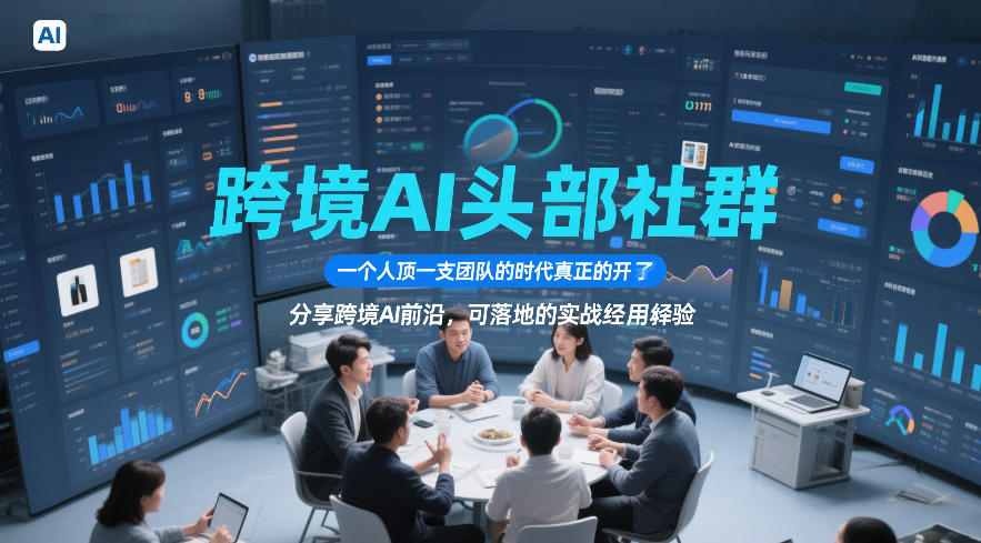 跨境AI头部社群,一个人顶一支团队的时代真正的开始了,分享跨境AI前沿,可落地的实战经验(更新6月19日)-阿牛笔记