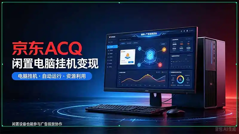 京东ACQ是什么?闲置电脑挂机采集项目拆解-阿牛笔记