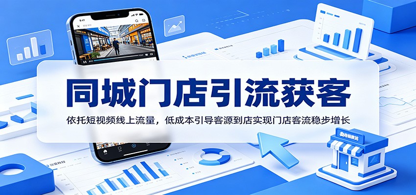 同城门店引流获客：依托短视频线上流量，低成本引导客源到店实现门店客流稳步增长-阿牛笔记