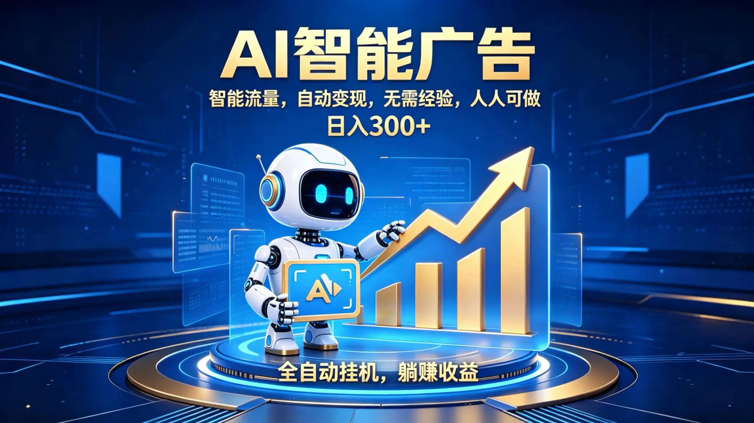 轻资产新赛道,全自动AI广告,打造持续收益-阿牛笔记