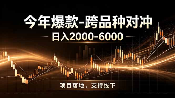 全新跨品种对冲模式上线！日稳定盈利 2000-6000，合规长久可批量放大-阿牛笔记