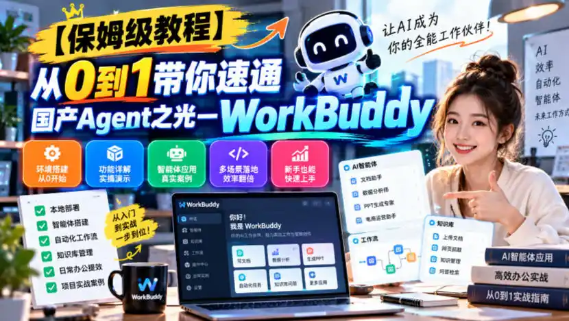 【保姆级教程】从0到1带你速通国产Agent之光—WorkBuddy【文档】 【保姆级教程】从0到1带你速通国产Agent之光—WorkBuddy【文档】