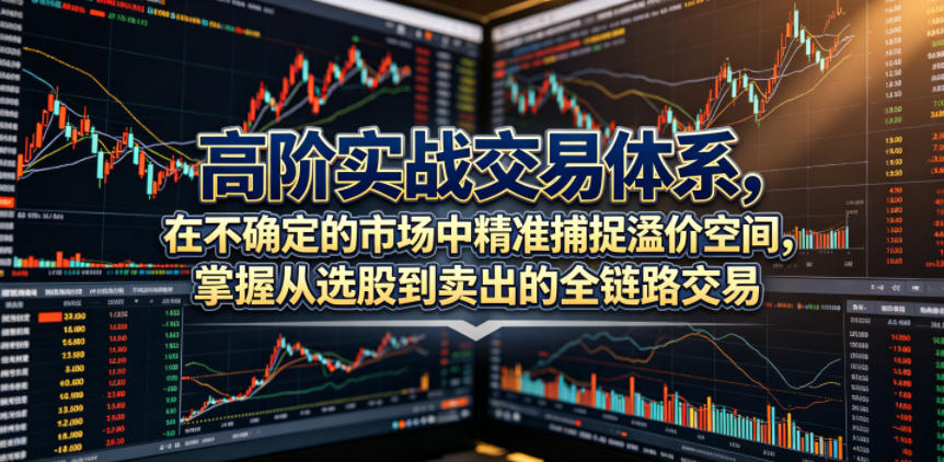 高阶实战交易体系，在不确定的市场中精准捕捉溢价空间，掌握从选股到卖出的全链路交易心法(更新6月)-阿牛笔记