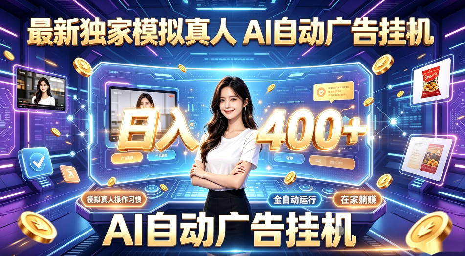 最新独家模拟真人，AI自动挂号挂G，日入400+，全程全自动运行，无需人工【揭秘】-阿牛笔记