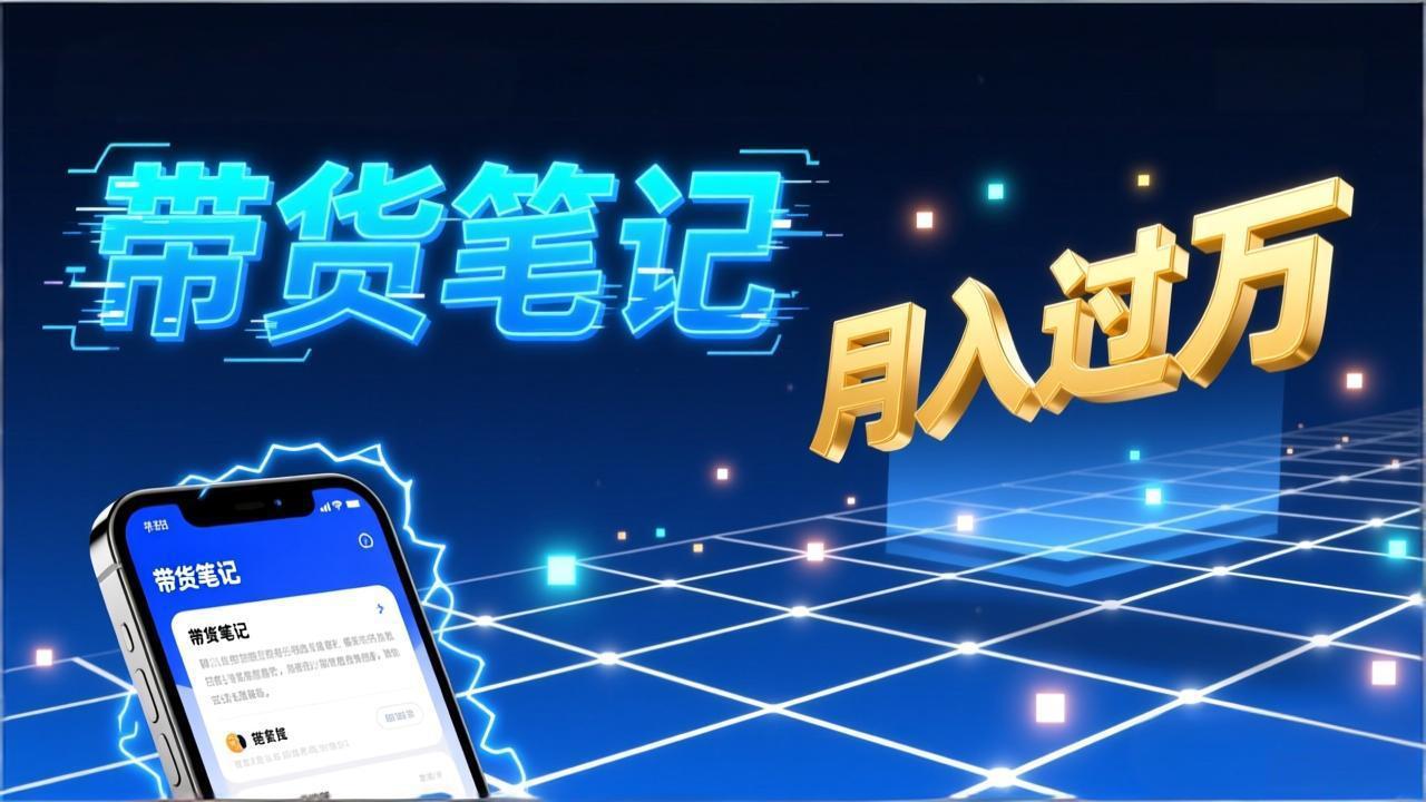 小红书爆款笔记带货实战：拆解封面标题正文全要素，手把手教你单篇笔记带货月入过万-阿牛笔记