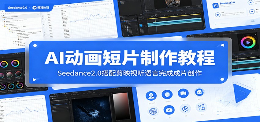 AI动画短片制作教程:Seedance2.0搭配剪映视听语言完成成片创作-阿牛笔记