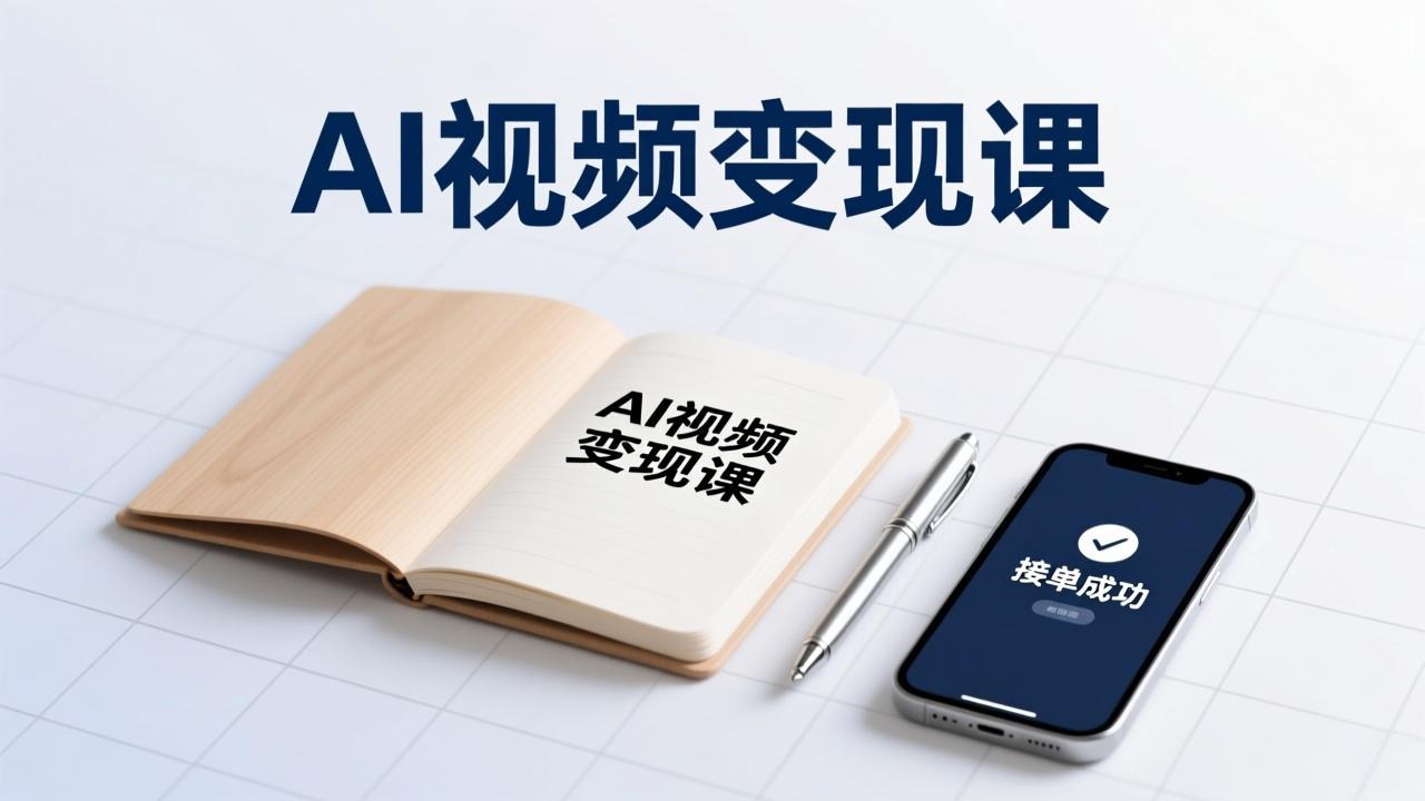 AI视频变现课，学完即可创作短片、接商单，实现副业增收，单项目报价可达千元-阿牛笔记