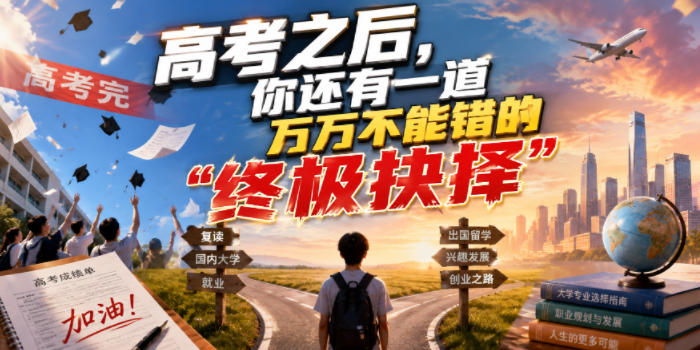付费文章:高考之后,你还有一道万万不能错的“终极抉择”-阿牛笔记
