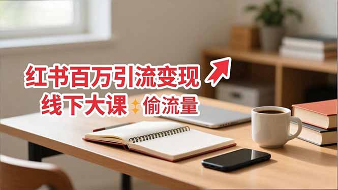 小红书百万引流变现-11月线下大课:分享从0到百万引流路径,手把手教偷流量、拿结果-阿牛笔记