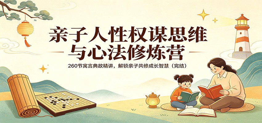 亲子人性权谋思维与心法修炼营：260节寓言典故精讲，解锁亲子共修成长智慧(完结)-阿牛笔记