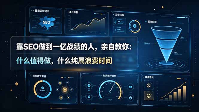 靠SEO做到一亿战绩的人,亲自教你:什么值得做,什么纯属浪费时间【原创双语字幕】-阿牛笔记