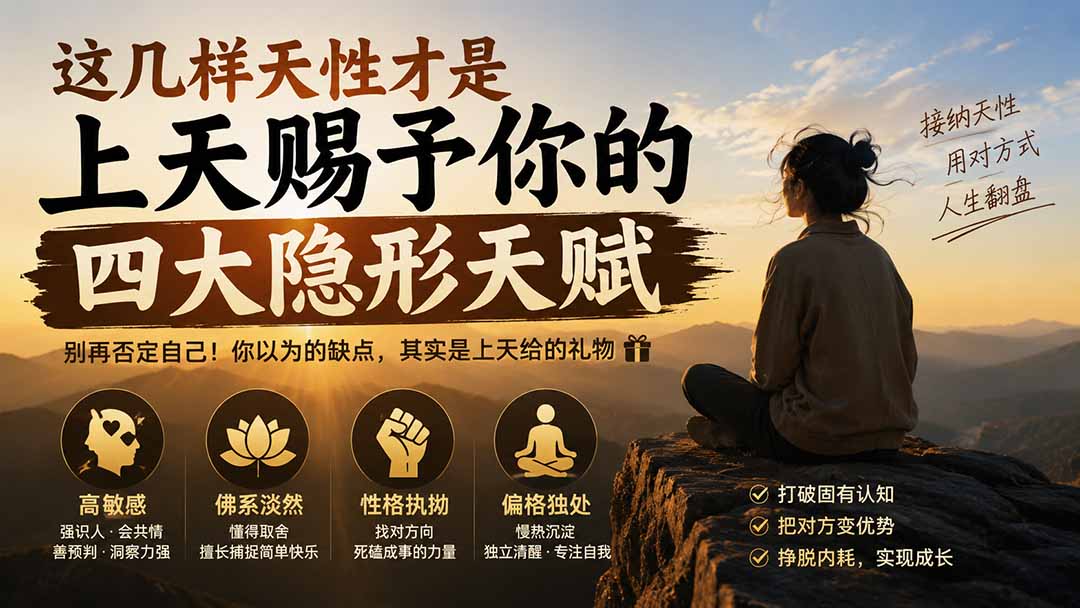 付费文章:这几样天性才是上天赐予你的四大隐形天赋-阿牛笔记