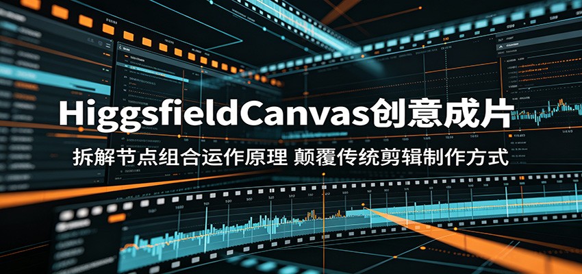 HiggsfieldCanvas创意成片：拆解节点组合运作原理，颠覆传统剪辑制作方式-阿牛笔记
