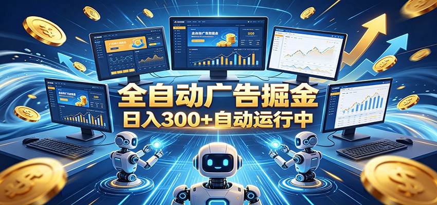 自动广告G机，日入300+，正规平台，广告浏览获益，时间自由，适合各类人群日常增收-阿牛笔记
