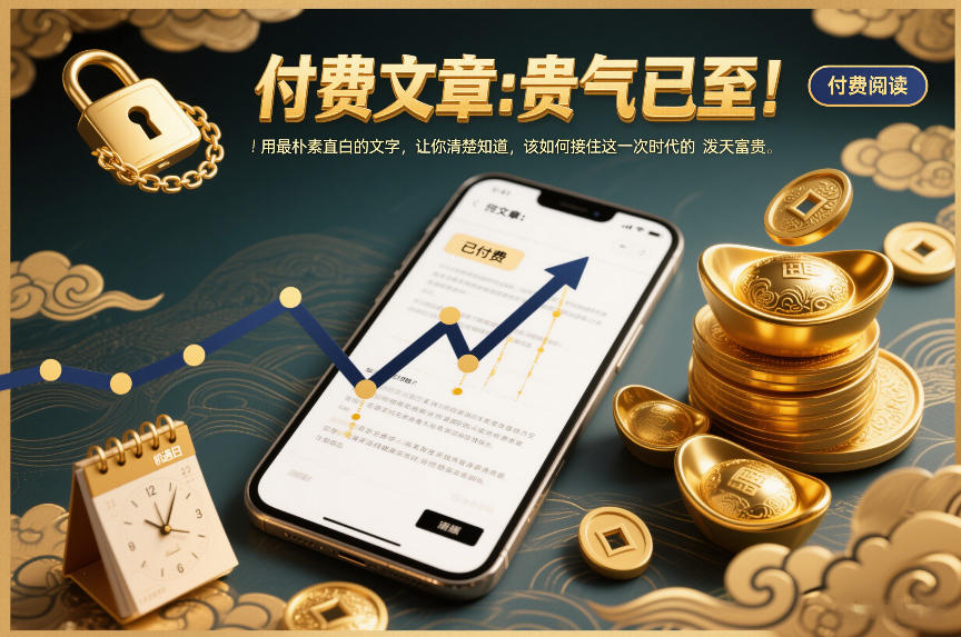 付费文章：贵气已至！用最朴素直白的文字，让你清楚知道，该如何接住这一次时代的泼天富贵-阿牛笔记