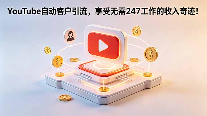 YouTube 自动客户引流，享受无需 247 工作的收入奇迹！【原创双语字幕】-阿牛笔记