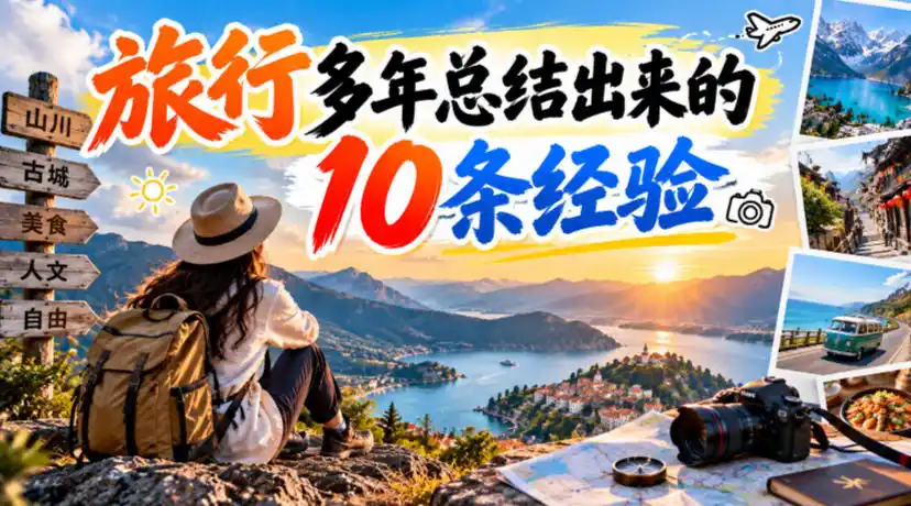 付费文章:旅行多年总结出来的10条经验-阿牛笔记
