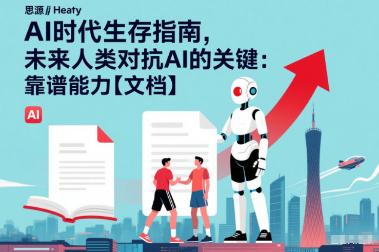 AI时代生存指南，未来人类对抗AI的关键：靠谱能力【文档】-阿牛笔记