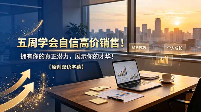 五周学会自信高价销售！拥有你的真正潜力，展示你的才华！【原创双语字幕】-阿牛笔记