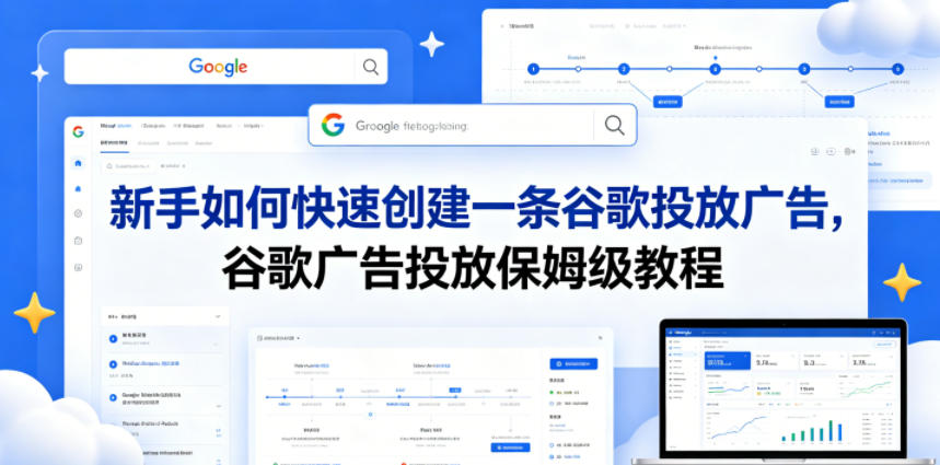 新手如何快速创建一条谷歌投放广告，谷歌广告投放保姆级教程-阿牛笔记