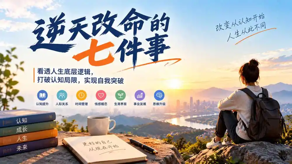 付费文章:逆天改命的七件事,看透人生底层逻辑,打破认知局限,实现自我突破-阿牛笔记