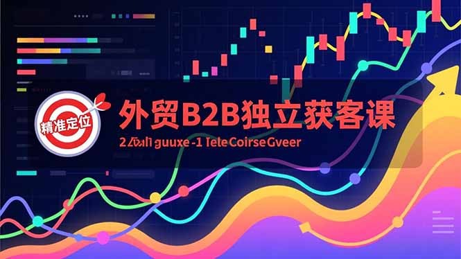 外贸B2B独立获客课，Facebook主页搭建、消息互动广告、精准定位，打造高询盘系统-阿牛笔记