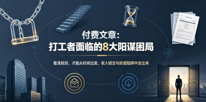 付费文章:打工者面临的8大阳谋困局-阿牛笔记