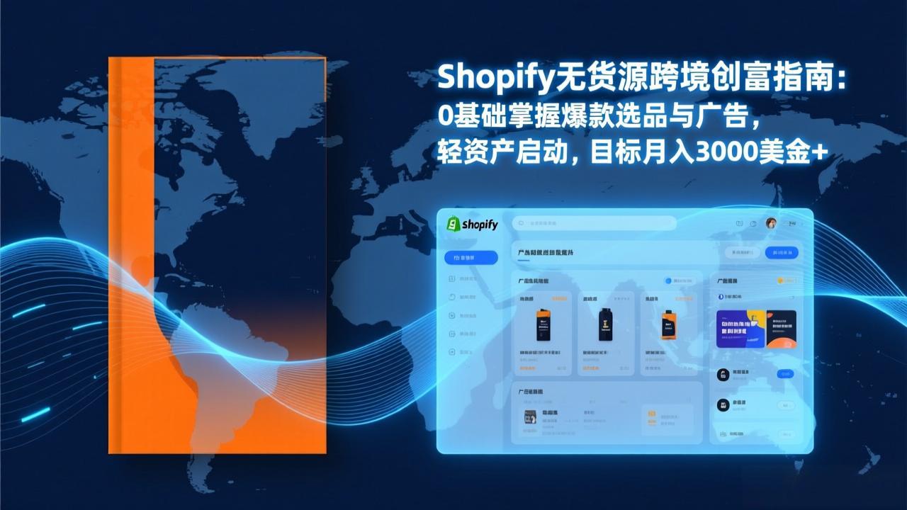 Shopify爆款打法实战：从选品到广告投放，复制爆款模型，驱动独立站月销售额破万刀-阿牛笔记