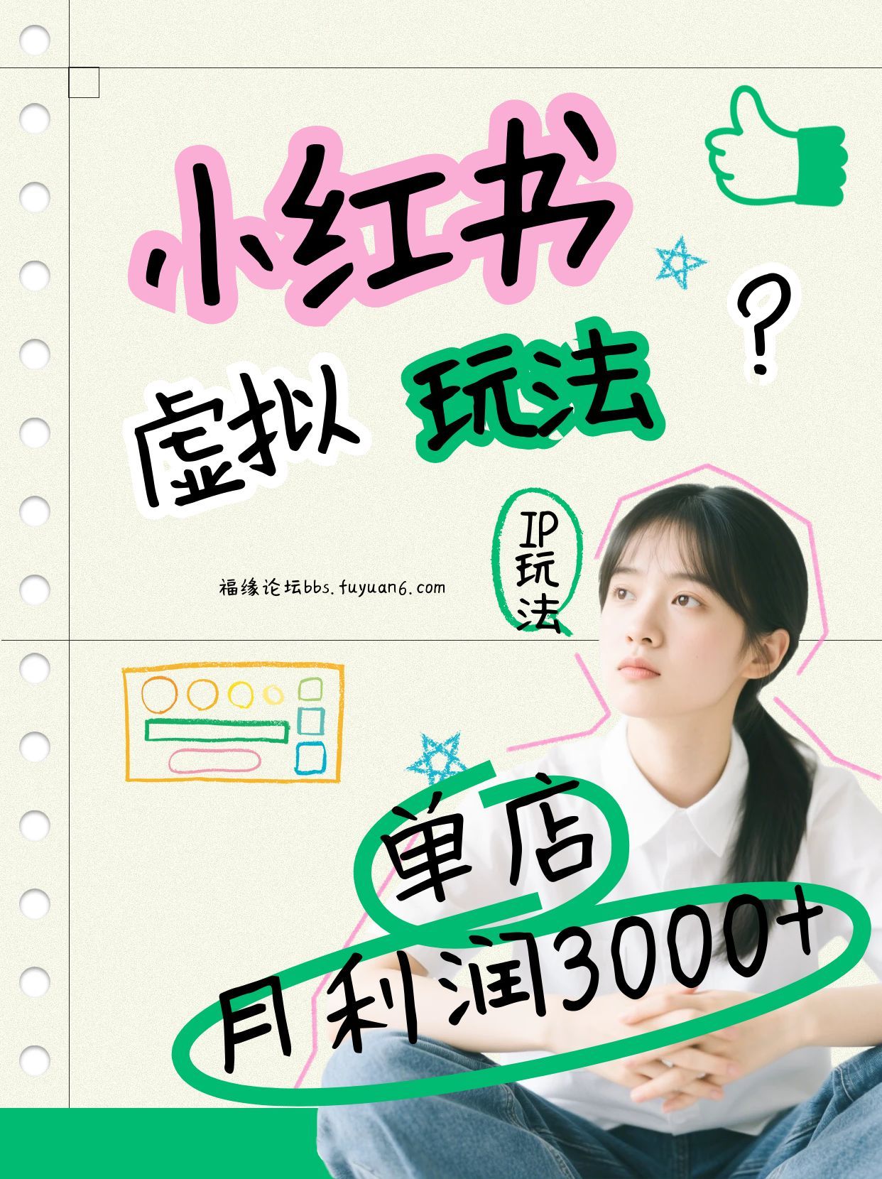 小红书虚拟玩法(铺货流和单品玩法)，单店月利润3000+，IP打法+原创商品(0违规)-阿牛笔记