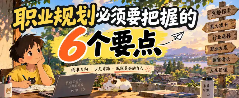 付费文章：职业规划必须要把握的6个要点-阿牛笔记