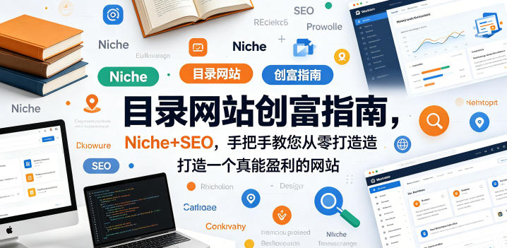 目录网站创富指南，Niche+SEO，手把手教您从零打造打造一个真能盈利的网站【原创双语字幕】-阿牛笔记