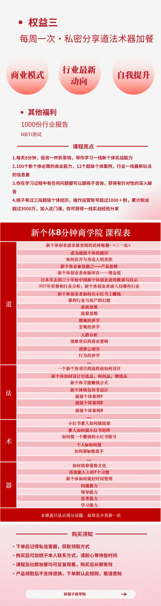 AI+新个体创业必修课-更新0922｜道法术器｜商业逻辑·小红书流量·AI智能体｜低成本打造个人变现小生意全套教学-阿牛笔记