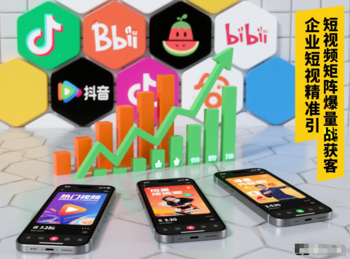 企业短视频精准引流矩阵获客，短视频矩阵爆量战法-阿牛笔记