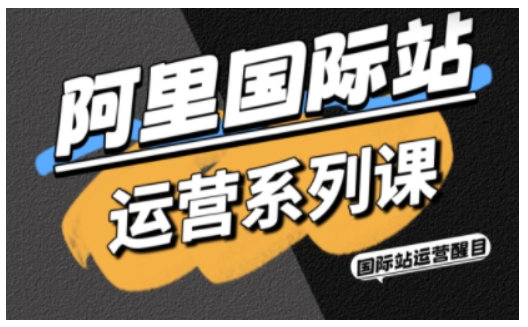 阿里国际站运营系列课，涵盖精准引流、直通车与全站推实战SOP，搭配AI效率工具包与高阶增长玩法(更新)-阿牛笔记