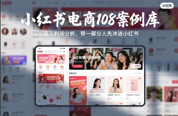 小红书电商108案例库，百W利润分析，带一部分人先冲进小红书【文档】-阿牛笔记