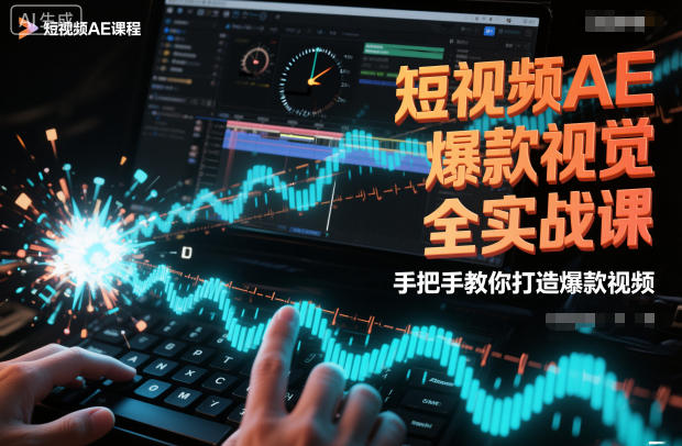 短视频AE爆款视觉全实战课,手把手教你打造爆款视频-阿牛笔记