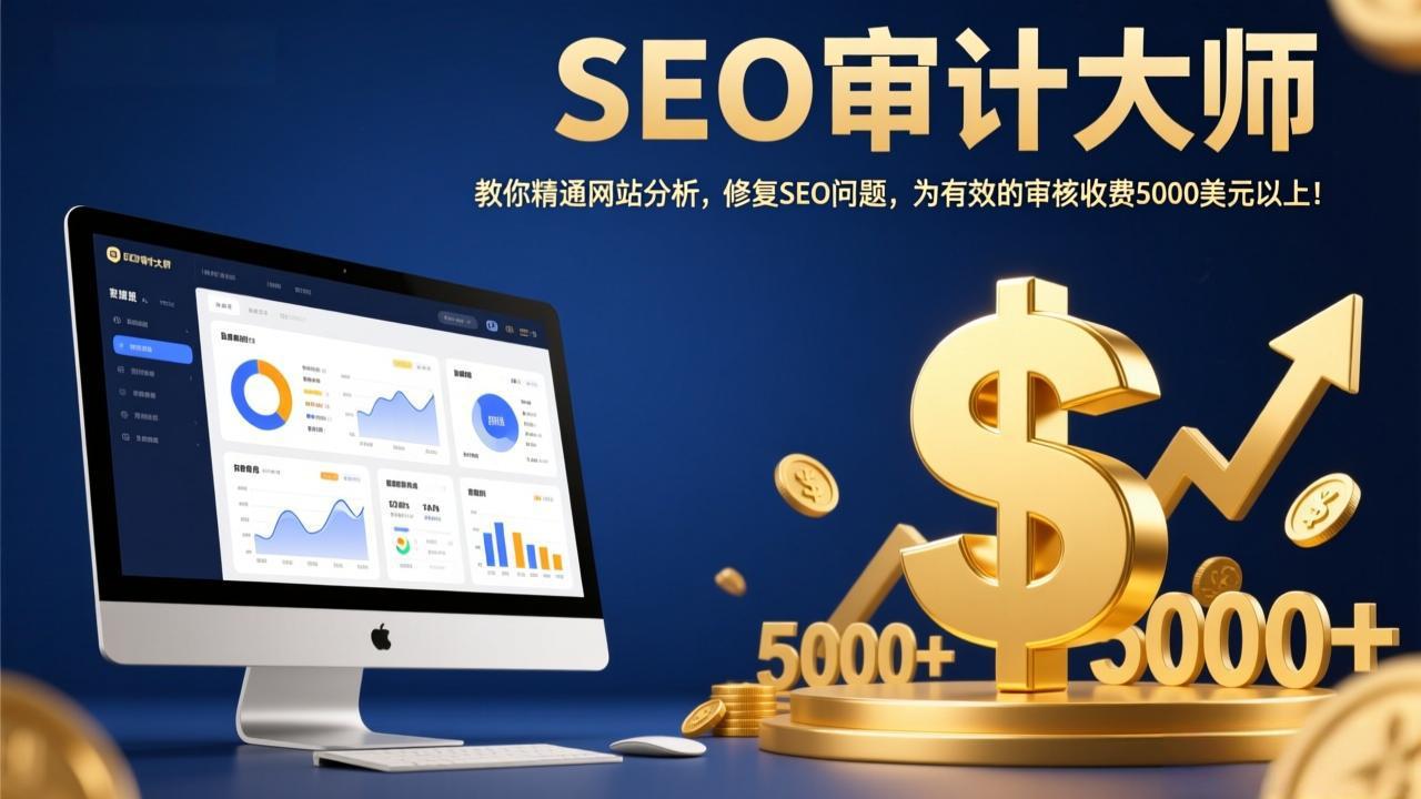 SEO审计大师：教你精通网站分析，修复SEO问题，为有效的审核收费5000美元以上！-阿牛笔记