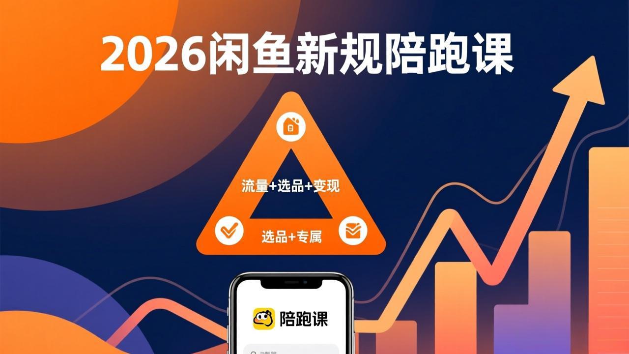 2026闲鱼高阶陪跑课全新上线，带你吃透新规玩转选品流量，从零搭建稳定变现盈利体系-阿牛笔记
