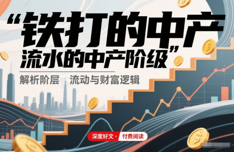 付费文章：铁打的中产，流水的中产阶级-阿牛笔记